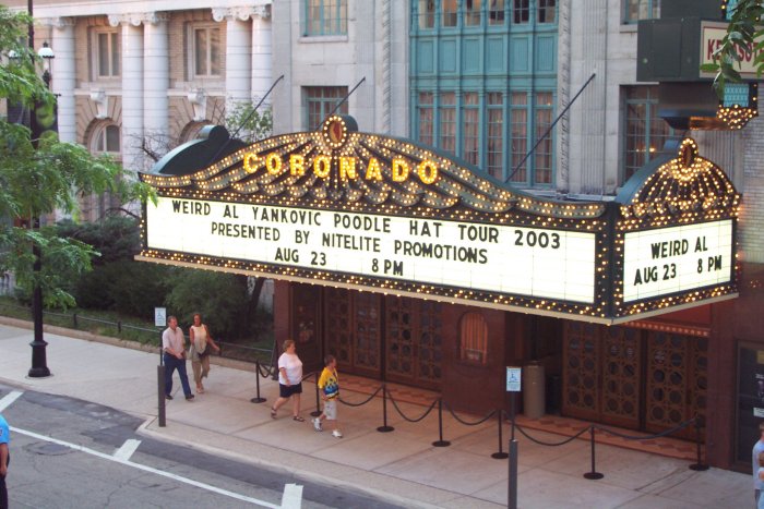 The Coronado Theatre in Rockford, IL
